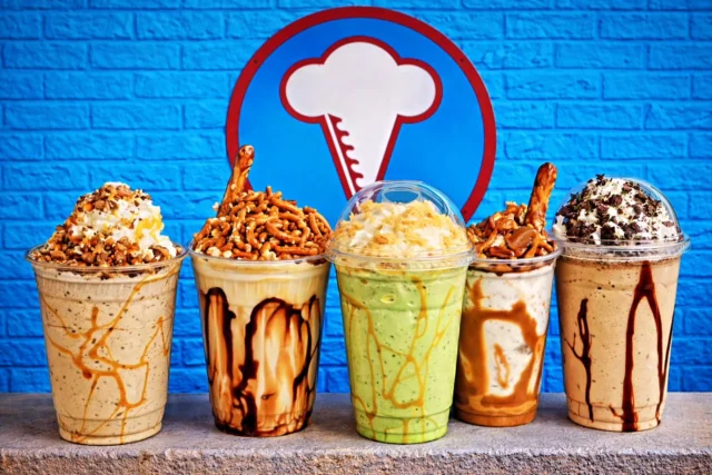 Wall Of Shakes - JUSTINE'S ICE CREAM PARLOUR St MIchaels